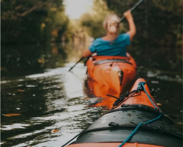 Каякери на воді